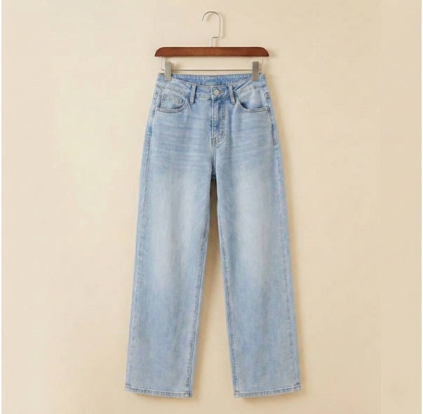 Casual Comfort Stretch Wide Denim