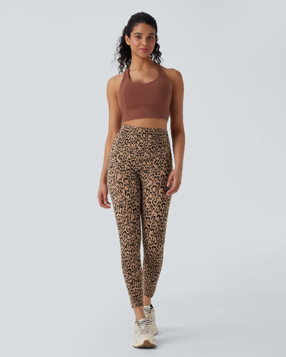 Butt Lift and Tummy Control Leggings Leopard Printed