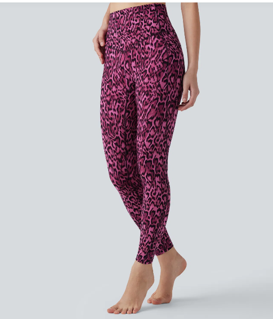 Butt Lift and Tummy Control Leggings Leopard Printed