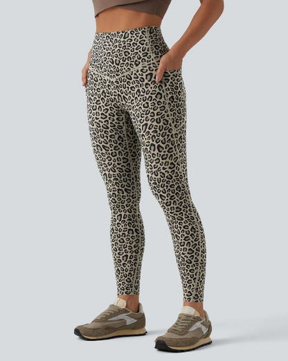 Butt Lift and Tummy Control Leggings Leopard Printed