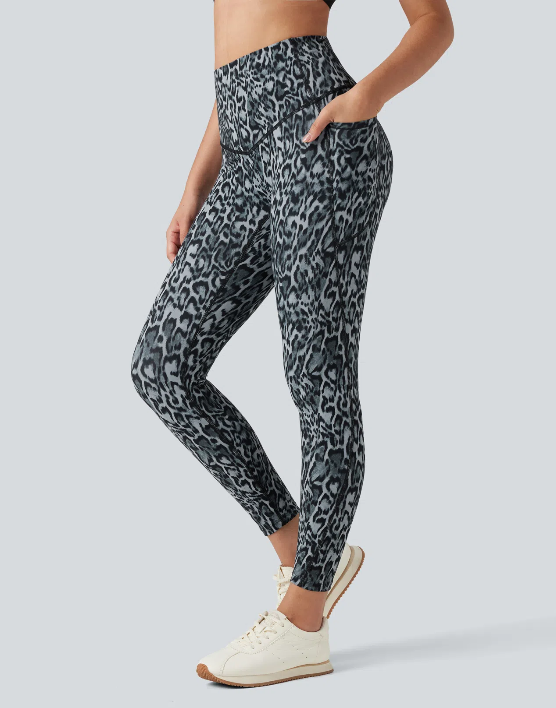 Butt Lift and Tummy Control Leggings Leopard Printed